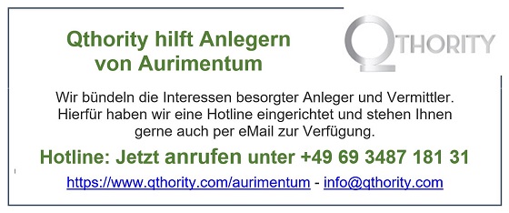 Quthority hilft Anlegern von Aurimentum