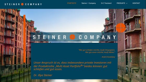 Steiner + Company wirbt auf ihre Homepage mit Sicherheit und Rendite, liefert aber beides nicht
