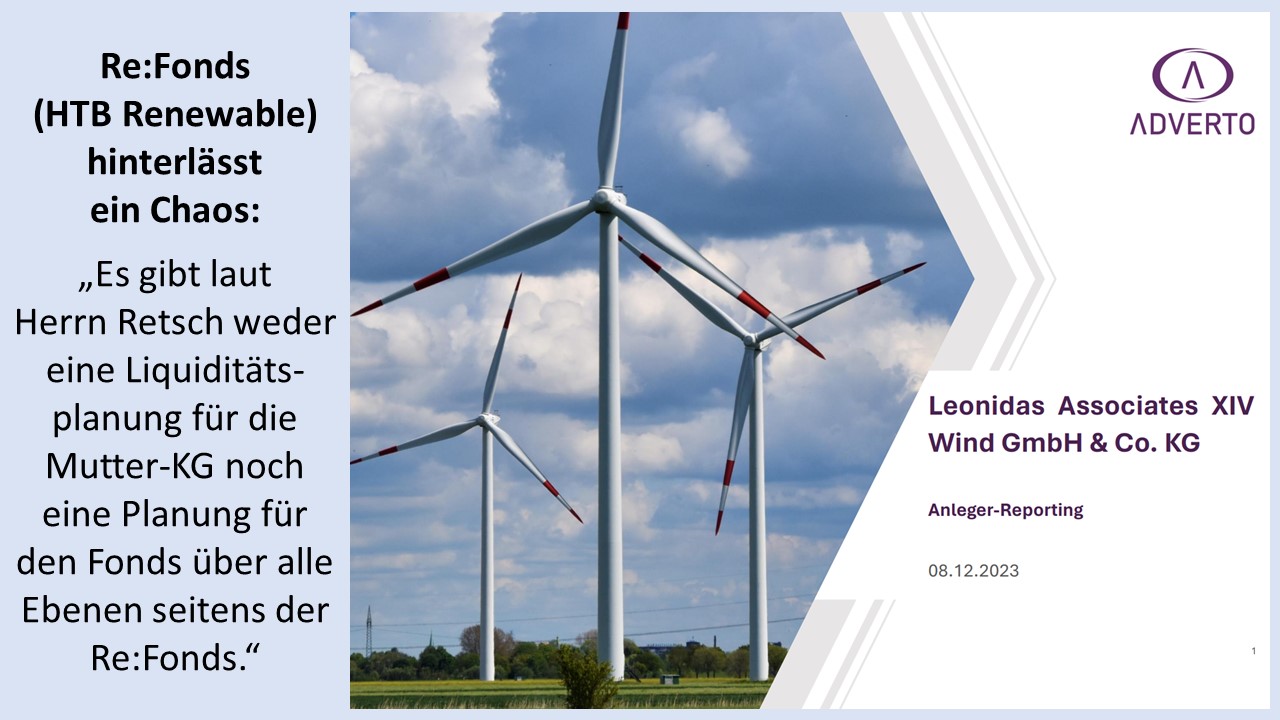 Leonidas-Fonds in die Pleite gewirtschaftet
