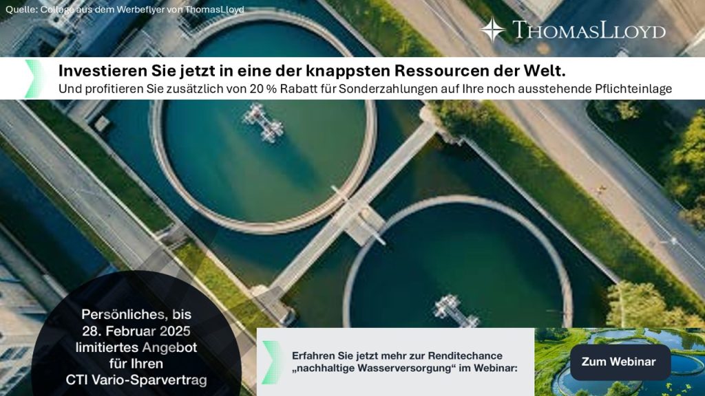 ThomasLloyd sucht dringend Geld und bietet 20 Prozent Rabatt auf ausstehende Pflichteinlagen.
