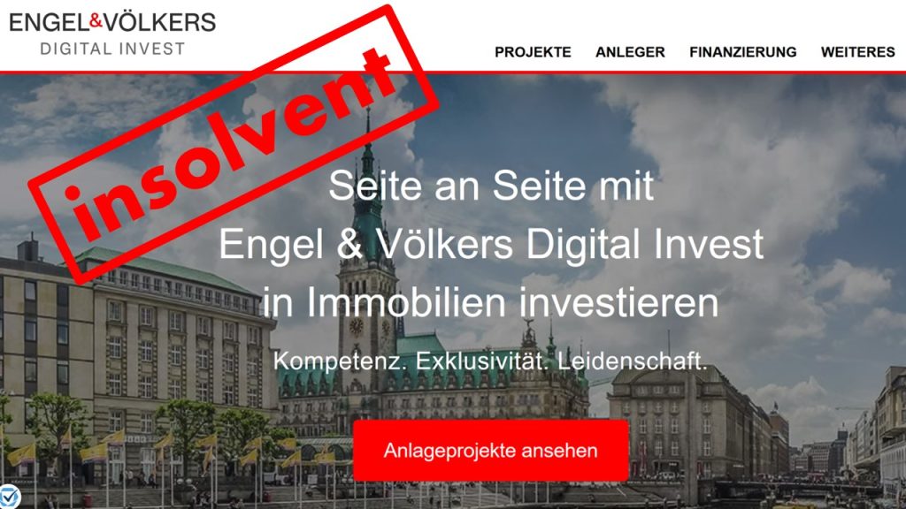 Die Schwarmfinanzierungsplattform EV Digital Invest ist insolvent