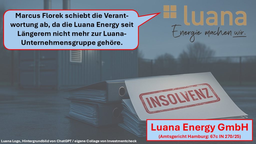 Anlegende bei Luana sind massiv alarmiert